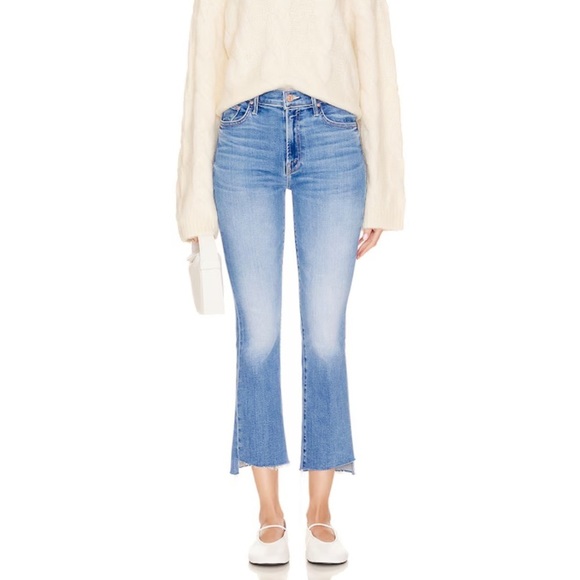 MOTHER Denim - Mother Insider crop step fray Jeans